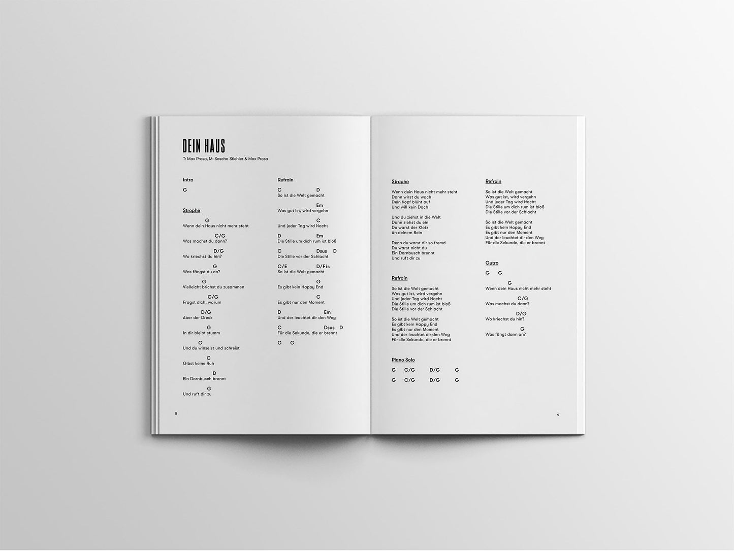 Klaviernoten & Akkorde (Buch)
