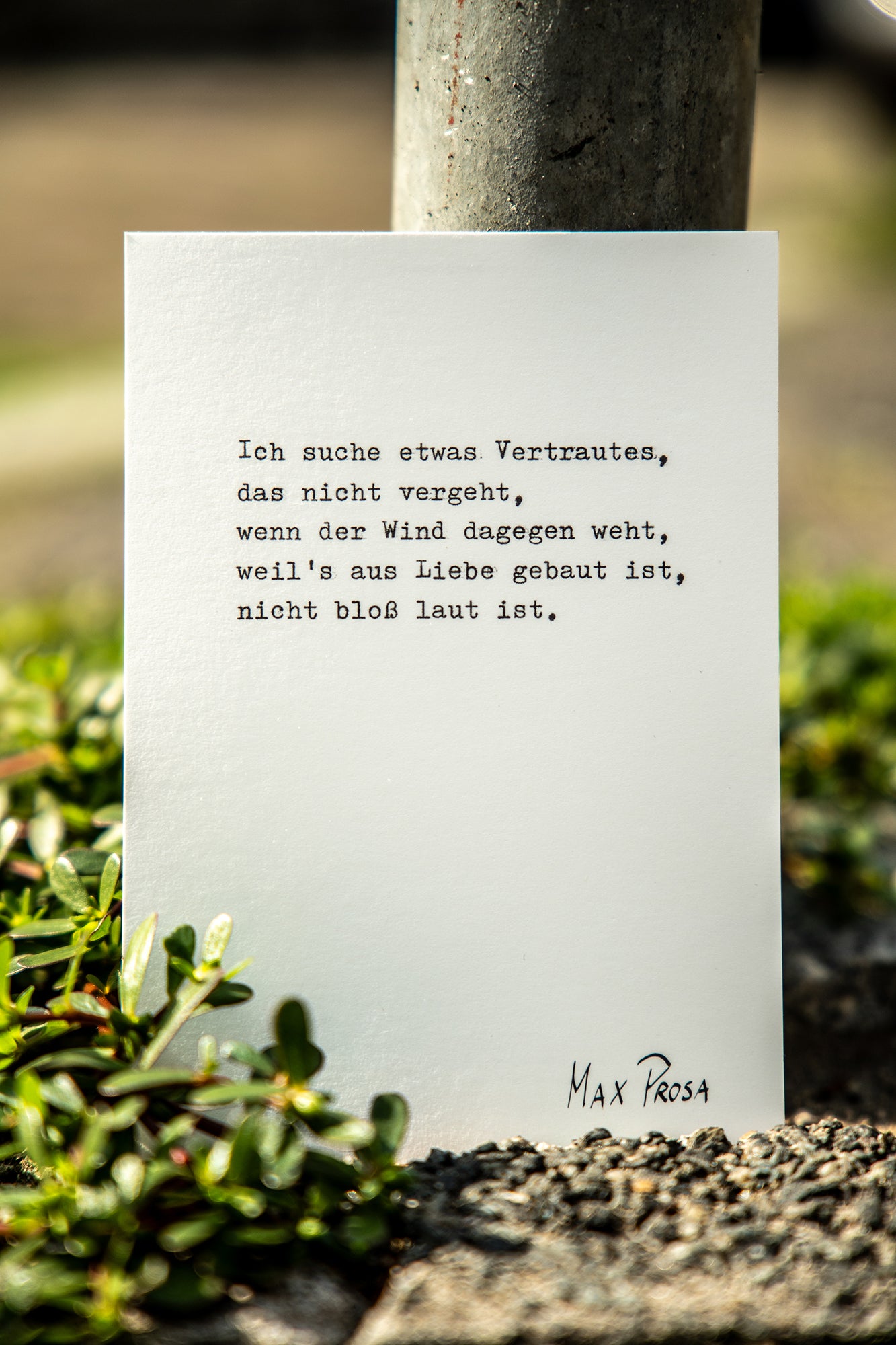 Postkarten Set - Gedichtzeilen Edition No.4