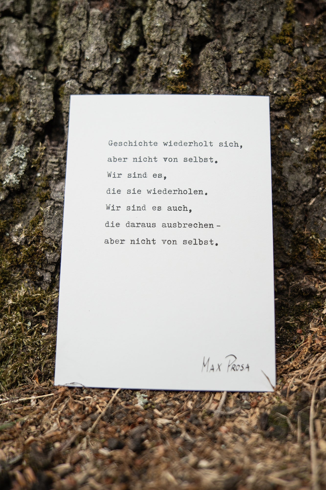 Postkarten Set - Gedichtzeilen Edition No.3