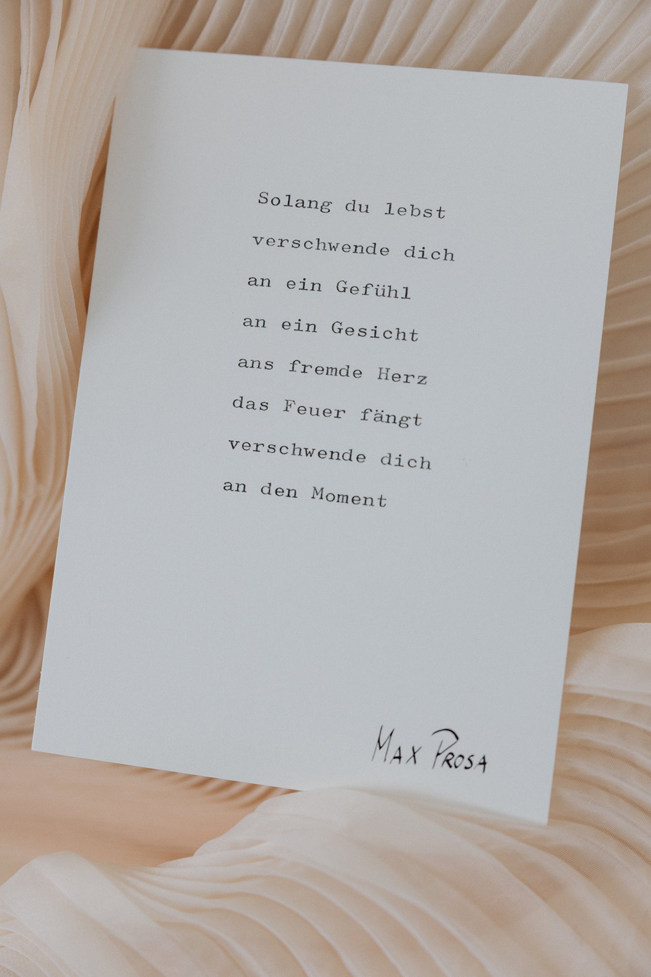 Postkarten Set - Gedichtzeilen Edition No.1