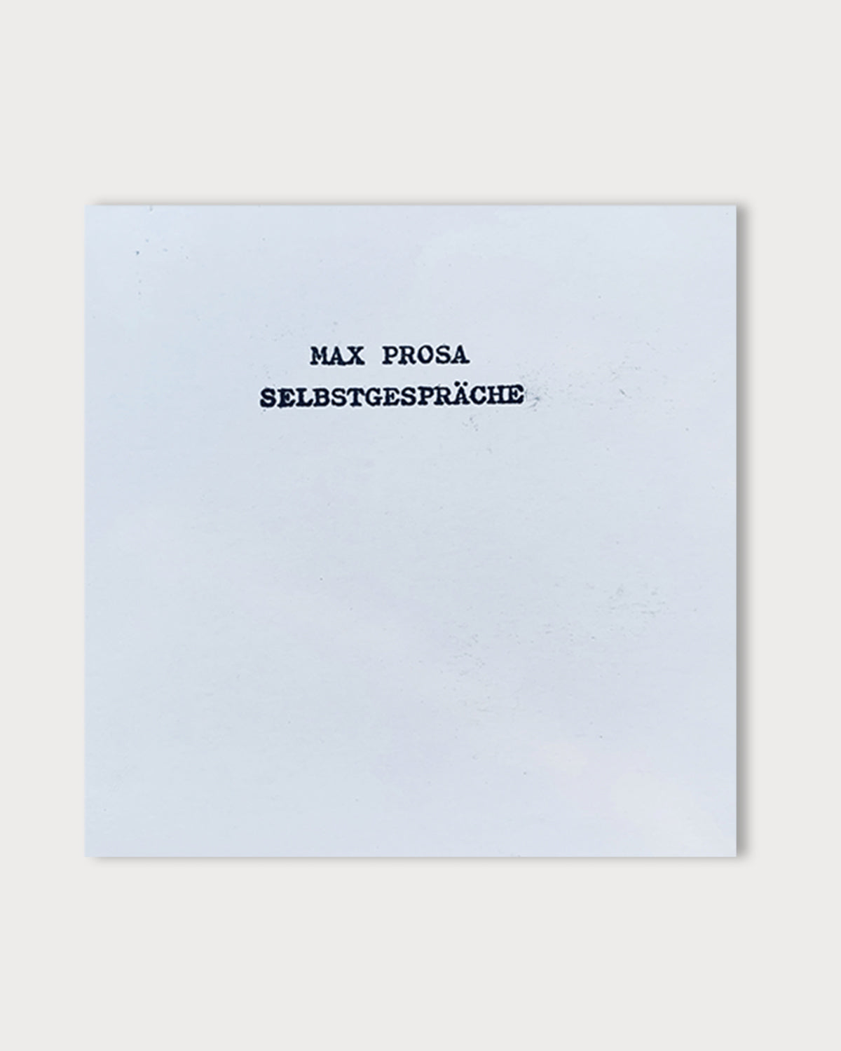 Selbstgespräche (CD)