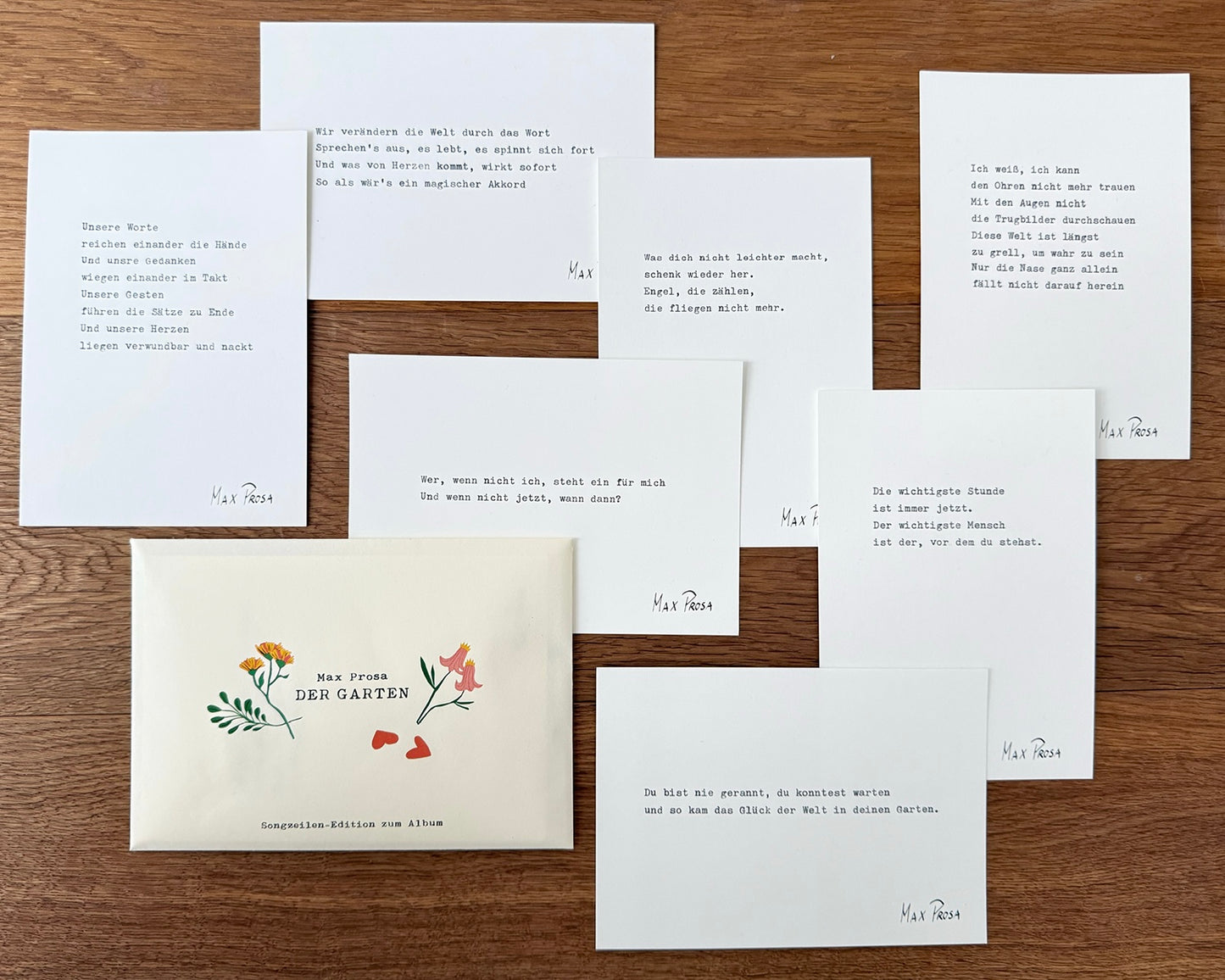 Postkarten Set "Der Garten"