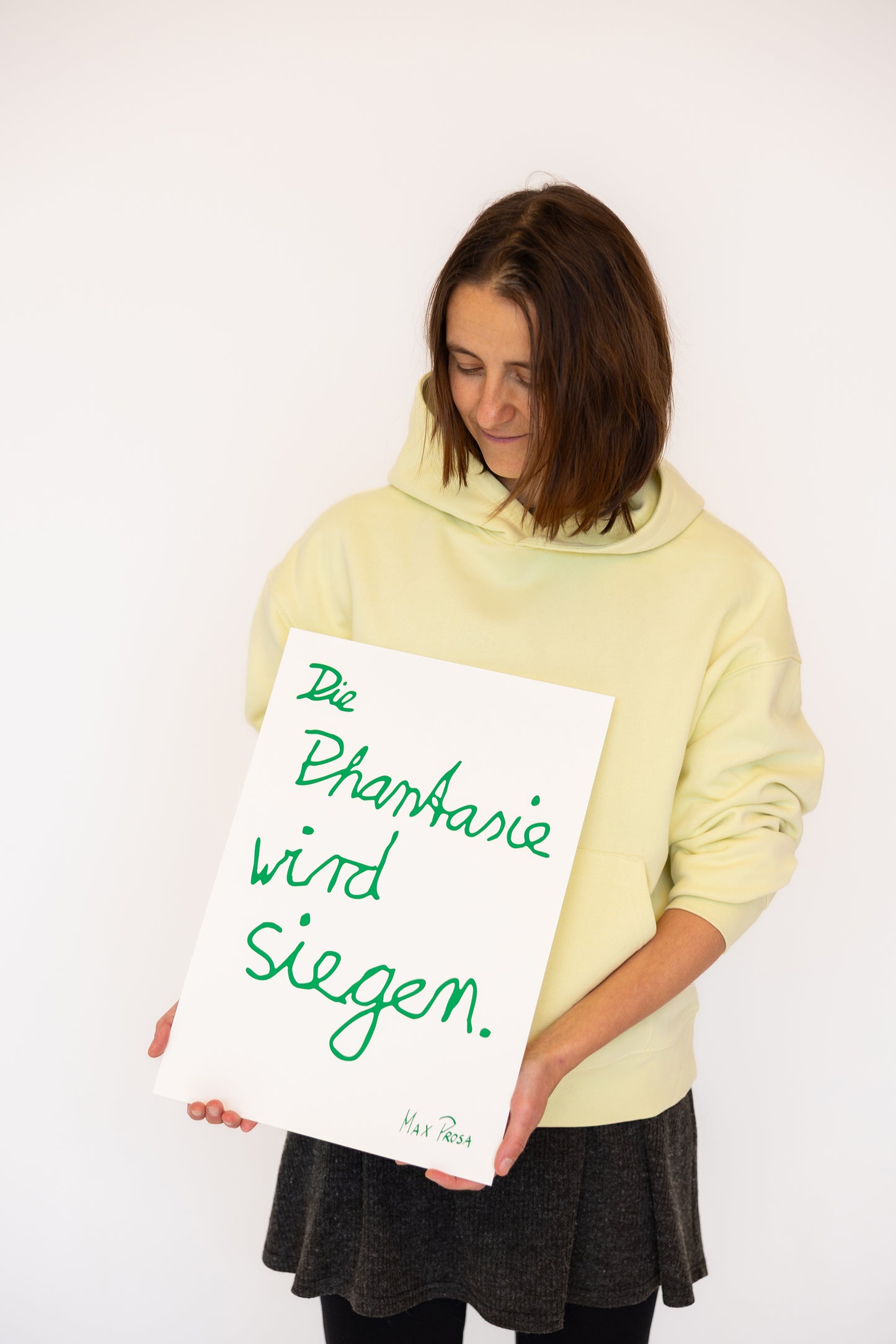 Hoodie "Die Phantasie wird siegen"