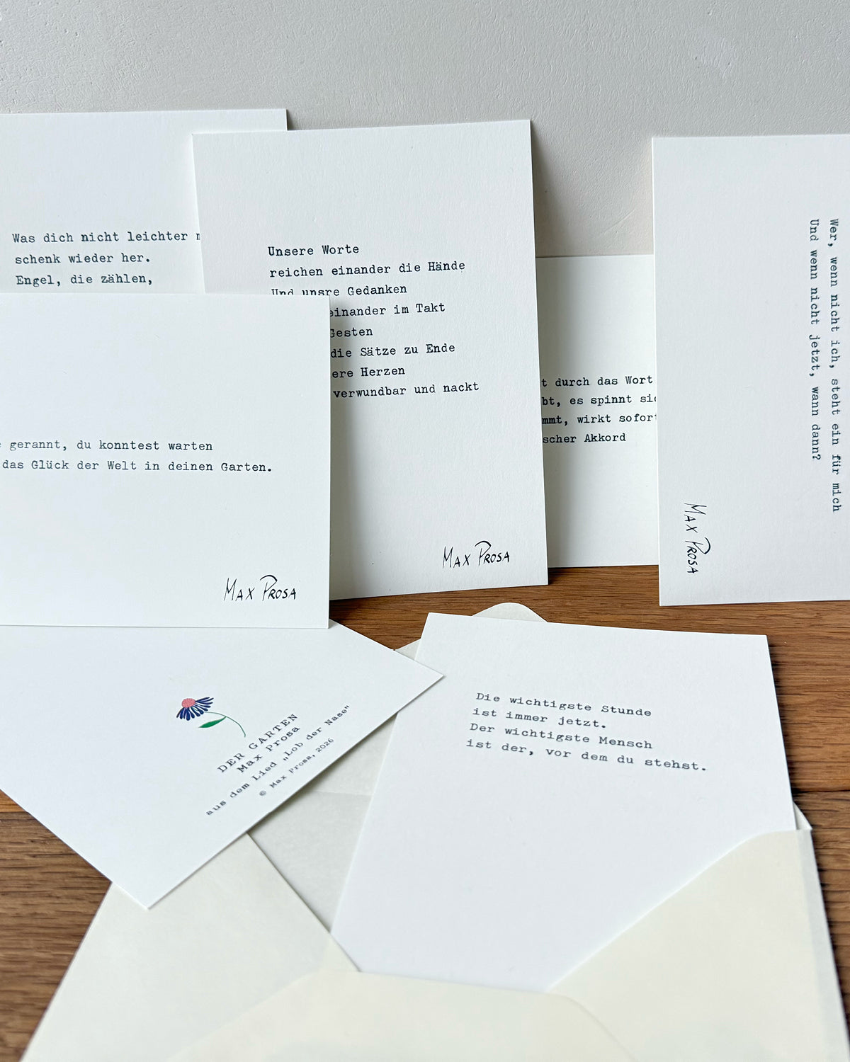 Postkarten Set "Der Garten"