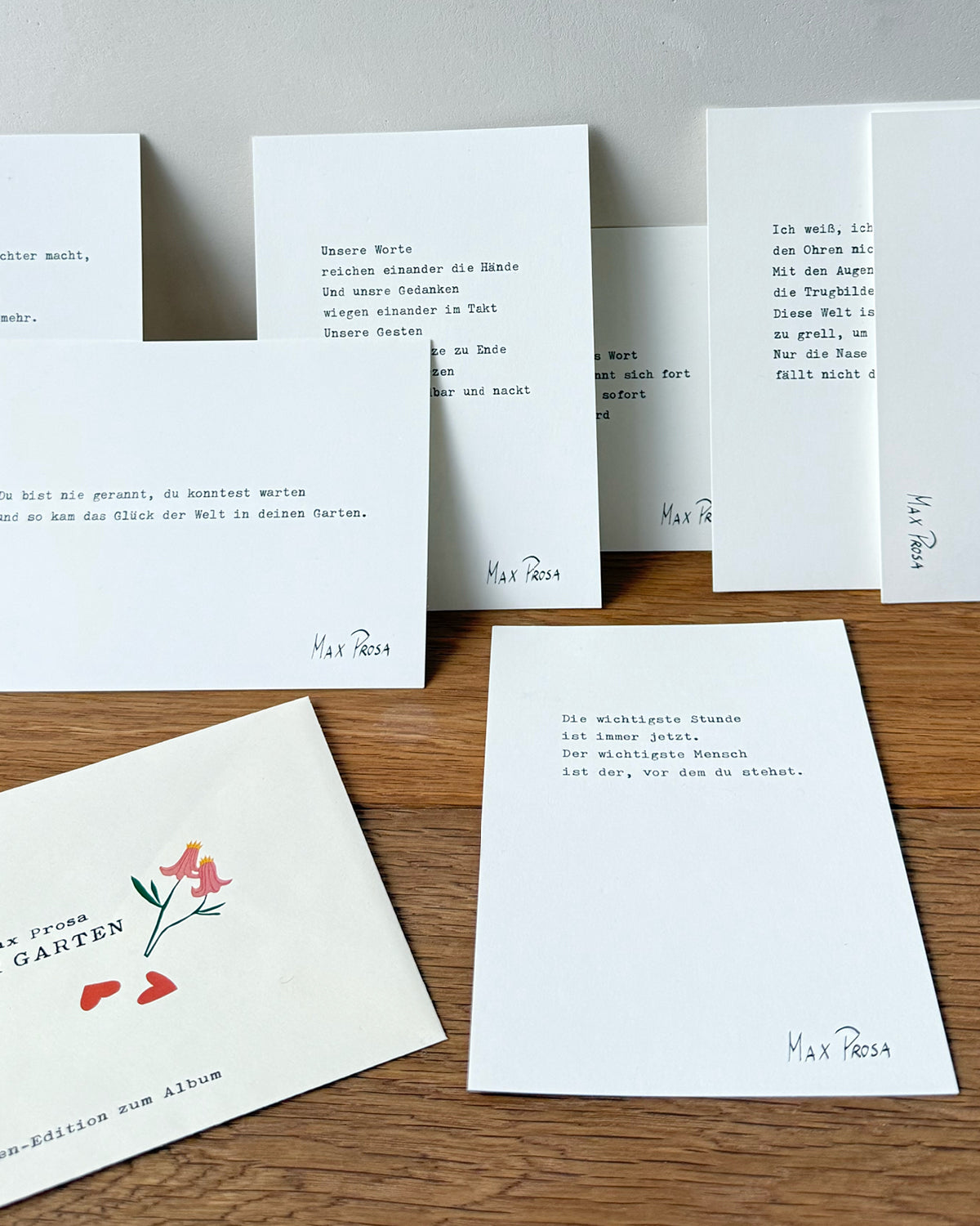 Postkarten Set "Der Garten"