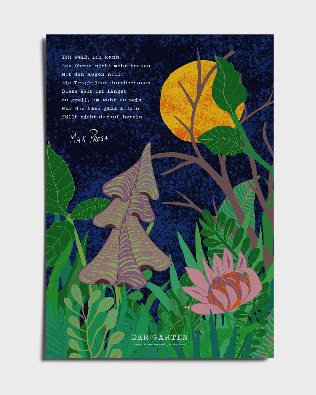Kunstdruck "Lob der Nase" A3