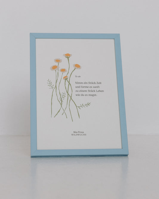 Gedicht im Rahmen "To-do"