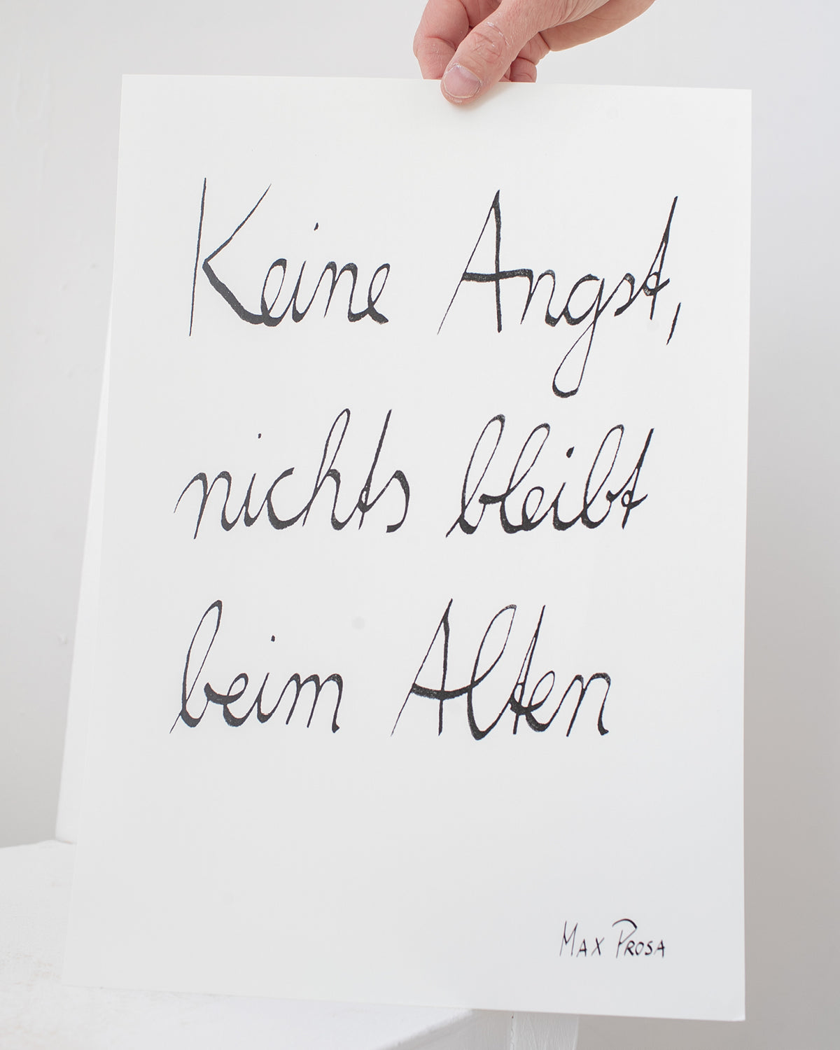 Poster "Keine Angst" (A3)